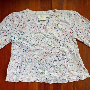 Maeve by Anthropologie Color Splatter Shirt XS